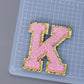 A-Z Letter Patches 5.5cm Adhesive Letter Patches Towel Chenille Embroidery For