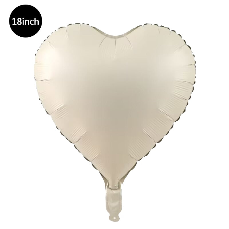 46 Styles 18inch 1pcs Heart Round Shape Foil Balloon Helium Baloon Wedding