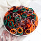 20pcs Hairband Mixed Color Small Elastic Rubber Band Hair Accessories For Woman