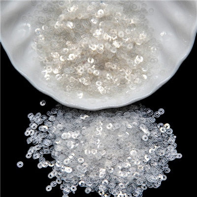 5mm Sequin Flat Round Loose Sequins Crafts Paillette Sewing Clothes Decoration