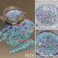 54 Colors 1 Box Reflective Nail Powder Flash Disco Diamond Chrome Pigment