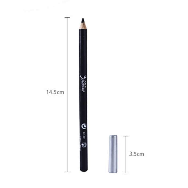 Fashion Professional Makeup Black Brown Eyeliner Eyebrow Pencil Waterproof