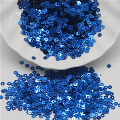 5mm Sequin Flat Round Loose Sequins Crafts Paillette Sewing Clothes Decoration