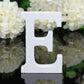 1pc DIY Freestanding Wood Wooden Letters White Alphabet Wedding Birthday Party