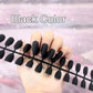 24pcs Colorful Frosted Matte Strips False Nail Ballet Press on Nails Tips for