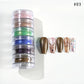 1pc 19Colors Nail Glitter Mirror Powder Chrome Dust Pigment 0.5g Paint Dip