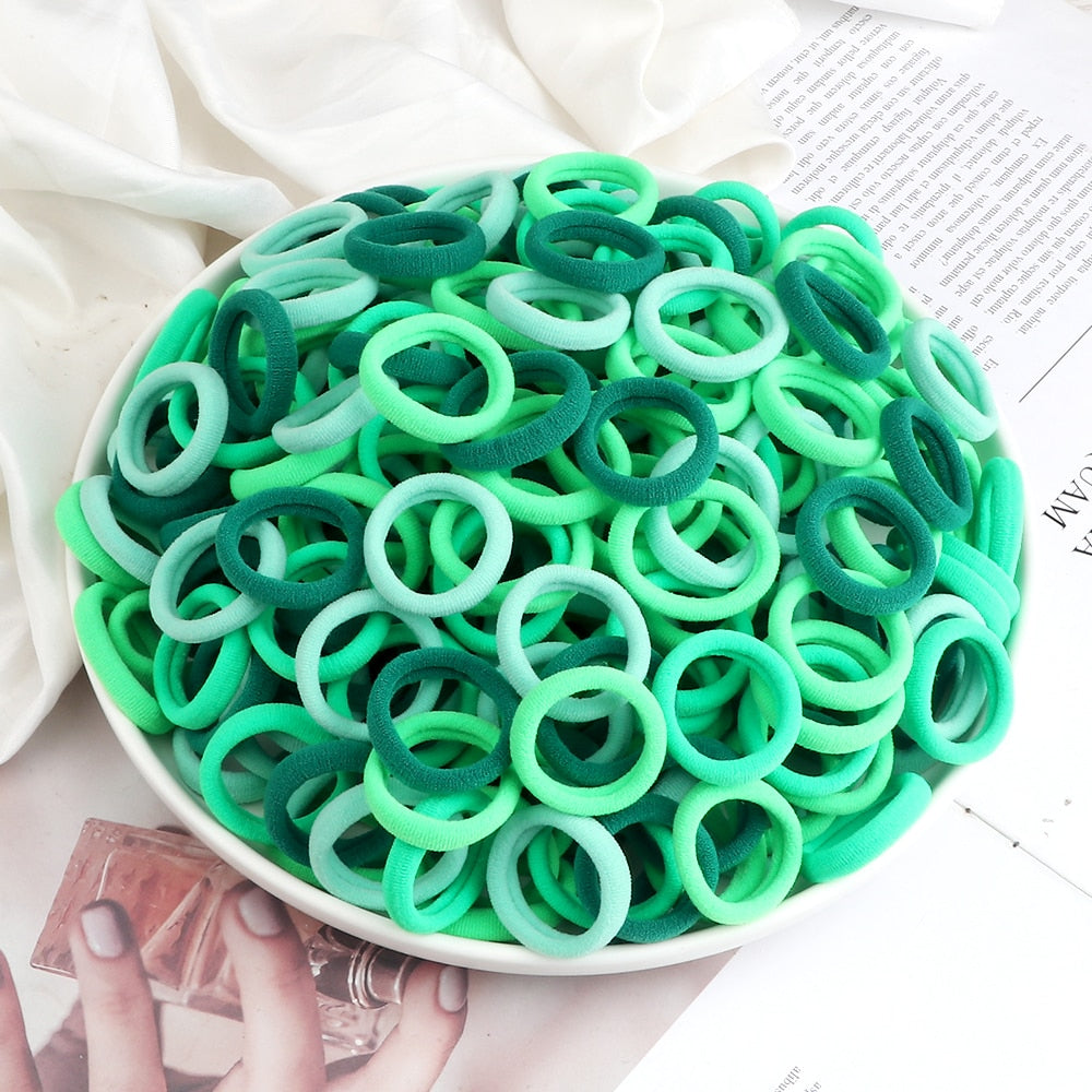 20pcs Hairband Small Elastic Rubber Band Hair Scrunchies Woman Girls Gifts