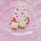 21 Styles 2Pcs Ice Cream Cake Candy Carrots Mushroom Shape Cartoon Rubber Bands