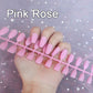 24pcs Colorful Frosted Matte Strips False Nail Ballet Press on Nails Tips for