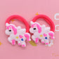 38 Styles 2Pcs Set Fashion Bowknot Rainbow Star Cat Hair Ties Children's Elastic