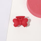 Acrylic Red Hair Claw For Women Geometry Small Large Crab Hair Clips Girls