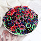 20pcs Hairband Mixed Color Small Elastic Rubber Band Hair Accessories For Woman