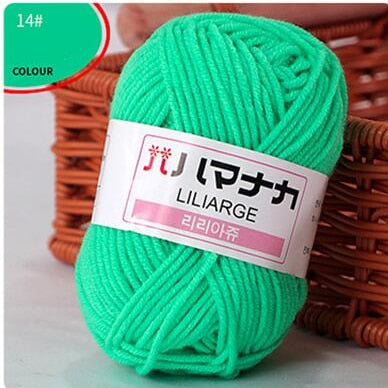 53 Colors Soft Cotton Baby Knitting Wool Yarn Thick Yarn Fiber Velvet Yarn Hand