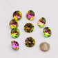 Glass Diamond Shape Round Stone 5-10mm Cone Pointed Crystal Pointback Nail Art