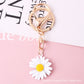 7 Styles Daisy Acrylic Keychain Simple Flower Pendant Keyring For Women Bag