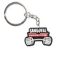 18 Styles Cartoon PVC Keychain Strength Sports Barbell Dumbbell Weight Fitness