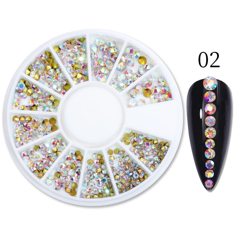 Holographic Pattern Nail Art Decoration Accessories Nails Jewelry Manicure