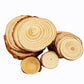 3-12cm Thick 1 Pack Natural Pine Round Unfinished Wood Slices Circles With Tree