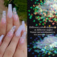 11 Styles Holographic Butterfly Star Round Heart Flake Mirror Sequins Nail