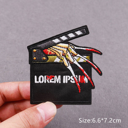 Freddy Krueger Embroidery Patch Iron On Patches Clothing Adhesive Badges
