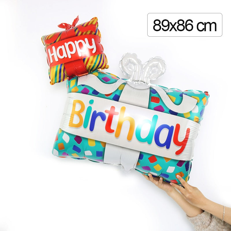 46 Styles Large Cake foil balloons for Birthday Party Decoration anniversary