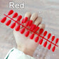 24pcs Colorful Frosted Matte Strips False Nail Ballet Press on Nails Tips for