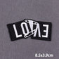 46 Styles Black Patch With Slogan Iron On Patches For Clothes DIY Embroidery