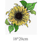 35 Styles Beautiful Tree Thermal Stickers on T-shirt DIY Ukraine Sunflower