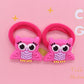 63 Styles 2Pcs Owl Butterfly Rabbit Animals Hair Accessories Rubber Band