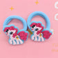 38 Styles 2Pcs Set Fashion Bowknot Rainbow Star Cat Hair Ties Children's Elastic