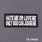 46 Styles Black Patch With Slogan Iron On Patches For Clothes DIY Embroidery