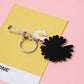 7 Styles Daisy Acrylic Keychain Simple Flower Pendant Keyring For Women Bag