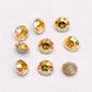 Glass Diamond Shape Round Stone 5-10mm Cone Pointed Crystal Pointback Nail Art