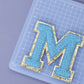 A-Z Letter Patches 5.5cm Adhesive Letter Patches Towel Chenille Embroidery For