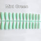 24pcs Mix Colors Smooth Super Long Coffin False Nail Ballet Press on Nails Tips