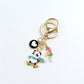 4 Styles Cartoon Cute Sports Skating Panda Keychain Charms Creative Girls Bag