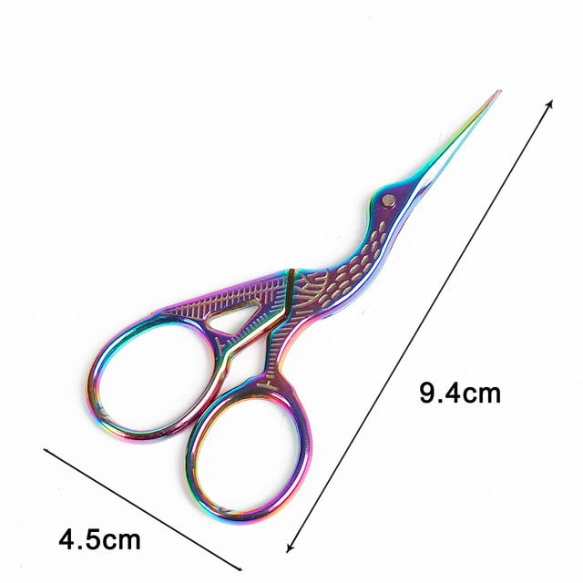 15 Styles 1Pcs Colorful Stainless Steel Antique Scissors Classic Craft Knitting