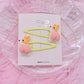 2Pcs/Set Kawaii Cartoon Hair Accessories Fashion Animal Duck Resin Baby Headband