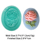 23 Styles Flower Fondant Silicone Molds For Mug Decorating Rose Resin Polymer