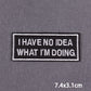 46 Styles Black Patch With Slogan Iron On Patches For Clothes DIY Embroidery