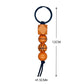 6 Styles PVC Beaded Keychain Basketball Soccer Tennis Keyring For Women Men Bag