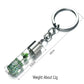 8 Colors Flower Bottle Keychain Dried Flower Plants Key Chains Wishing Bottle