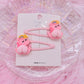 2Pcs/Set Kawaii Cartoon Hair Accessories Fashion Animal Duck Resin Baby Headband