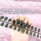 24pcs Colorful Frosted Matte Strips False Nail Ballet Press on Nails Tips for