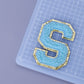 A-Z Letter Patches 5.5cm Adhesive Letter Patches Towel Chenille Embroidery For