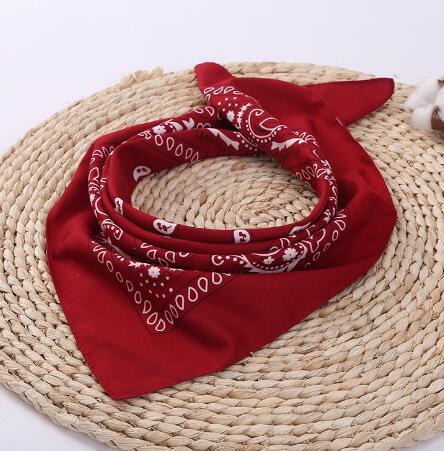 Wine Red 55 cm Hip Hop Bandana Men Women Headbands Wraps Scarves Hair Band