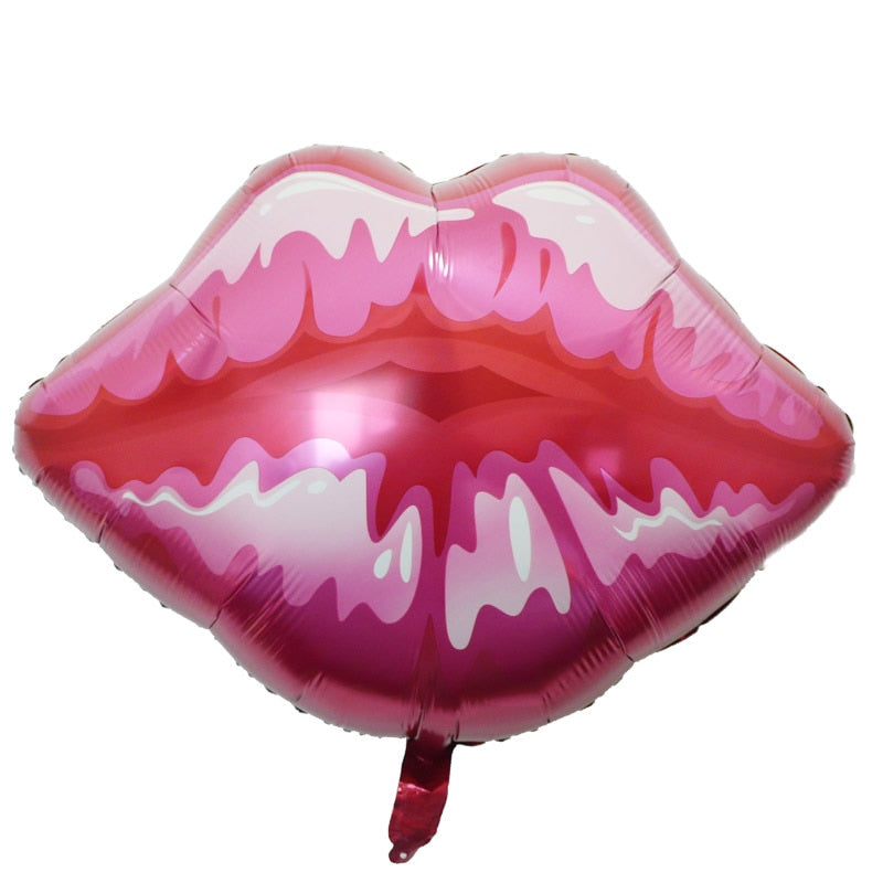 Pink Lips Balloon Valentines Day Inflatable Balloon Birthday Decorations Wedding