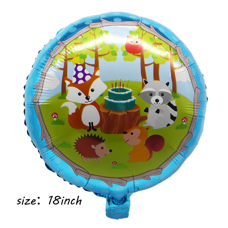 59 Styles Jungle Deer Bear Foil Balloons 40inch Caramel Brown Number Balls Baby