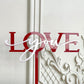 33 Styles Big Red Love Wedding & Engagement Party Cake Toppers Acrylic Love