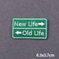 46 Styles Black Patch With Slogan Iron On Patches For Clothes DIY Embroidery